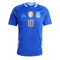 Camisa de time de futebol Argentina Lionel Messi #10 Replicas 2º Equipamento Copa America 2024 Manga Curta